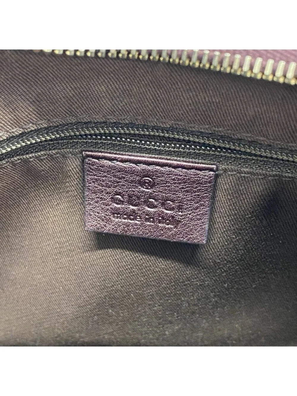 Gucci Handbag GG Canvas Abbey Beige Bordeaux Champagne Gold